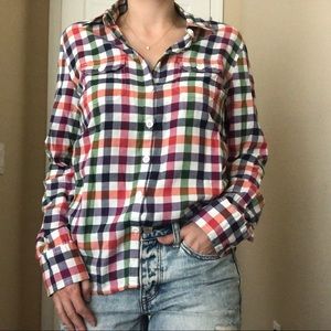Aeropostale Plaid Button Down Shirt